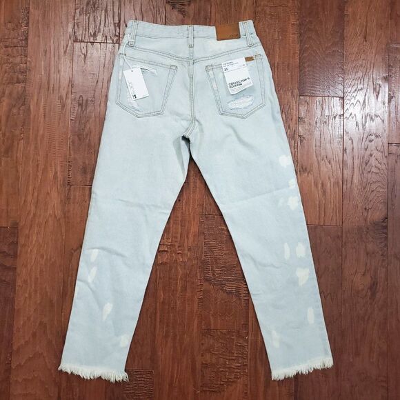 JOE'S JEANS Light Blue Debbie High Rise Straight Ankle 25 - Picture 4 of 15